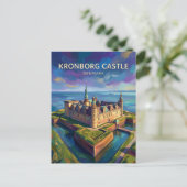 Kasteel Kronborg Denemarken Briefkaart (Staand voorkant)