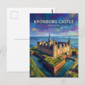 Kasteel Kronborg Denemarken Briefkaart (Voorkant / Achterkant)