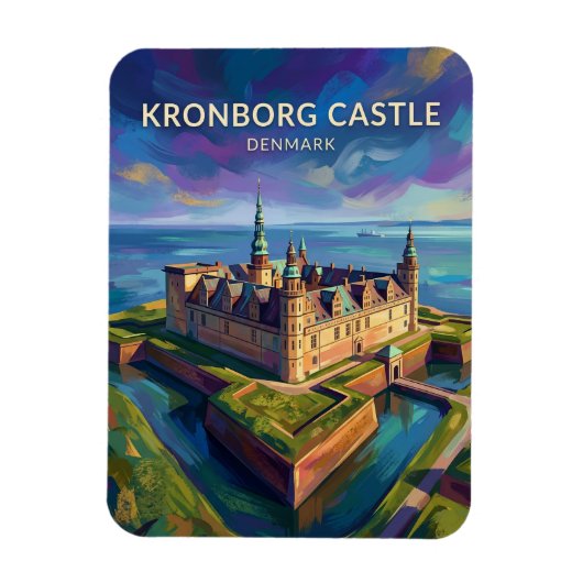 Kasteel Kronborg Denemarken Magneet (Verticaal)