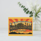 Kasteel Larochette Luxemburg Briefkaart (Staand voorkant)