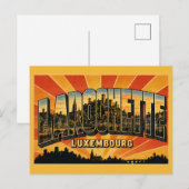 Kasteel Larochette Luxemburg Briefkaart (Voorkant / Achterkant)
