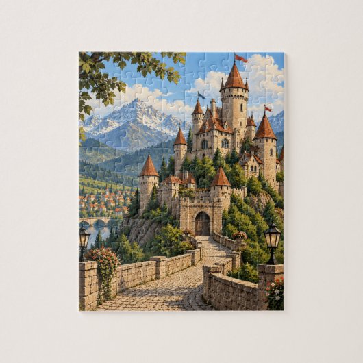 Kasteel Legpuzzel (Verticaal)