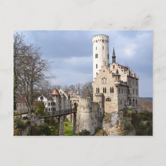 Kasteel Lichtenstein Duitsland Briefkaart (Voorkant)
