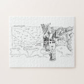 Kasteel Lichtenstein Legpuzzel (Horizontaal)
