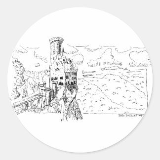 Kasteel Lichtenstein Ronde Sticker