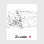 Kasteel Lichtenstein Sticker (Vel)