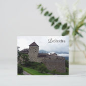 kasteel liechtenstein vaduz briefkaart (Staand voorkant)