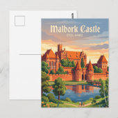 Kasteel Malbork Polen Briefkaart (Voorkant / Achterkant)