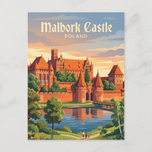 Kasteel Malbork Polen Briefkaart