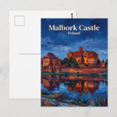 Kasteel Malbork Polen Briefkaart (Voorkant / Achterkant)