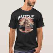 Kasteel Matsue Japan T-shirt (Voorkant)