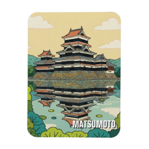 Kasteel Matsumoto Japan Magneet