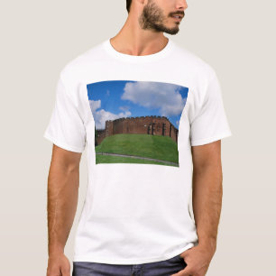 Kasteel met halfmaan-toren, Chester, T-shirt