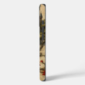 Kasteel met Schedel Junk Journal Pagina Case-Mate iPhone Case (Achterkant / Links)