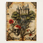 Kasteel met schedel planner (Voorkant)