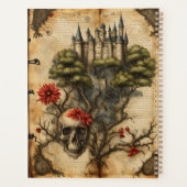 Kasteel met schedel planner (Achterkant)