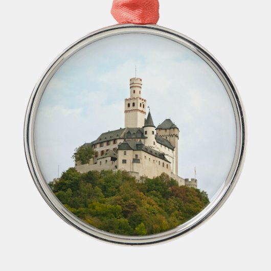 Kasteel Metalen Ornament (Voorkant)