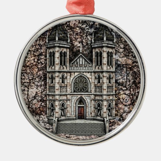Kasteel Metalen Ornament (Voorkant)