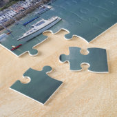 Kasteel Mount Orgueil en haven, Gorey, Jersey Legpuzzel (Zijkant)