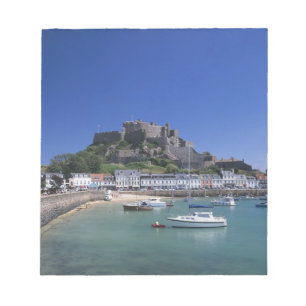 Kasteel Mount Orgueil en haven, Gorey, Jersey Notitieblok