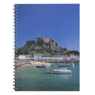 Kasteel Mount Orgueil en haven, Gorey, Jersey Notitieboek