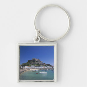Kasteel Mount Orgueil en haven, Gorey, Jersey Sleutelhanger