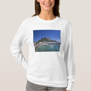 Kasteel Mount Orgueil en haven, Gorey, Jersey T-shirt
