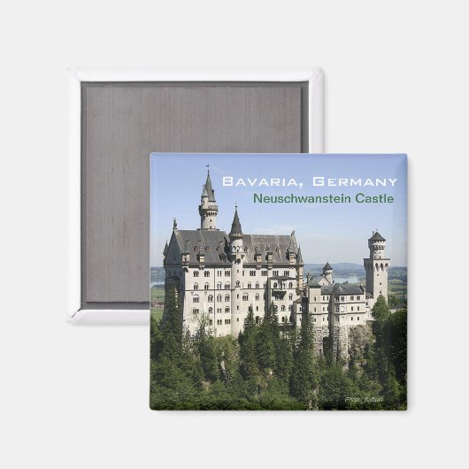 Kasteel Neuschwanstein Bavaria Reizen Koelkast Mag Magneet (Voorkant / Achterkant)