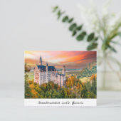 Kasteel Neuschwanstein, Beieren Briefkaart (Staand voorkant)