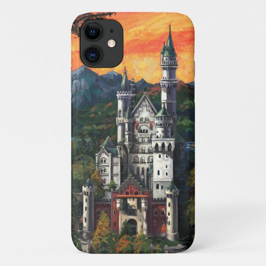 Kasteel Neuschwanstein Case-Mate iPhone Hoesje (Achterkant)