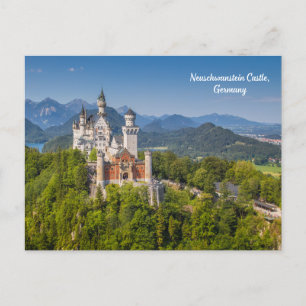 Kasteel Neuschwanstein, Duitsland Beieren Briefkaart