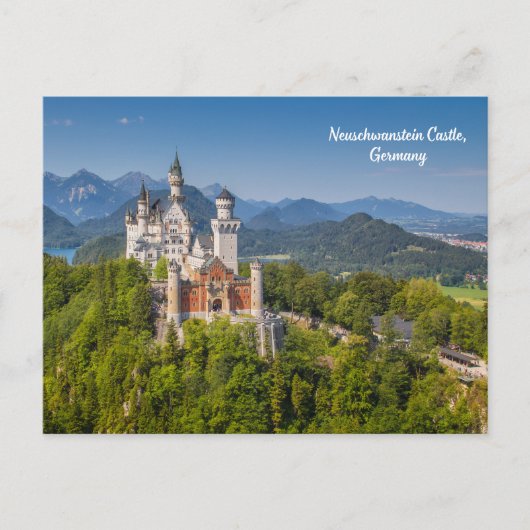 Kasteel Neuschwanstein, Duitsland Beieren Briefkaart (Voorkant)