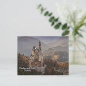 Kasteel Neuschwanstein, Duitsland Beieren Briefkaart (Staand voorkant)