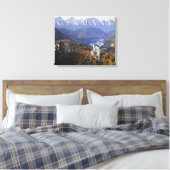 Kasteel Neuschwanstein | Duitsland, Beieren Canvas Afdruk (Insitu (Slaapkamer))