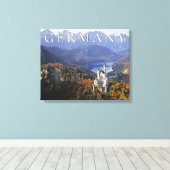 Kasteel Neuschwanstein | Duitsland, Beieren Canvas Afdruk (Insitu (Houten vloer))