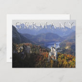 Kasteel Neuschwanstein | Duitsland Beieren Dank U Briefkaart (Voorkant / Achterkant)
