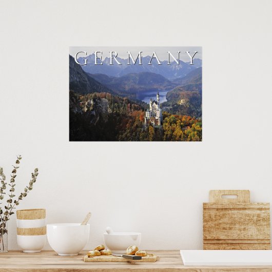 Kasteel Neuschwanstein | Duitsland, Beieren Poster (Keuken)