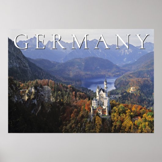 Kasteel Neuschwanstein | Duitsland, Beieren Poster (Voorkant)