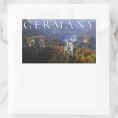 Kasteel Neuschwanstein | Duitsland, Beieren Rechthoekige Sticker (Tas)
