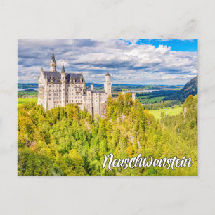 Kasteel Neuschwanstein, Duitsland Briefkaart