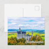 Kasteel Neuschwanstein, Duitsland Briefkaart (Voorkant / Achterkant)