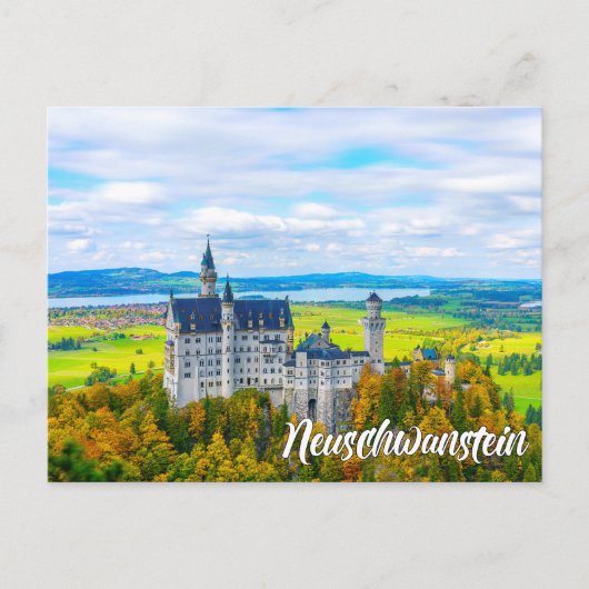 Kasteel Neuschwanstein, Duitsland Briefkaart (Voorkant)