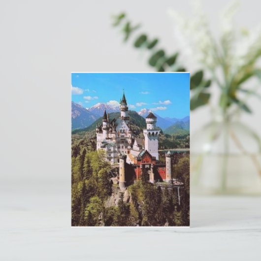 Kasteel Neuschwanstein - Duitsland Briefkaart (Staand voorkant)
