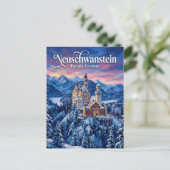Kasteel Neuschwanstein Duitsland Briefkaart (Staand voorkant)