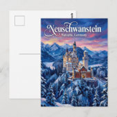 Kasteel Neuschwanstein Duitsland Briefkaart (Voorkant / Achterkant)