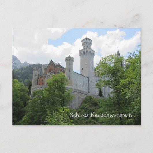 Kasteel Neuschwanstein - Duitsland Briefkaart (Voorkant)