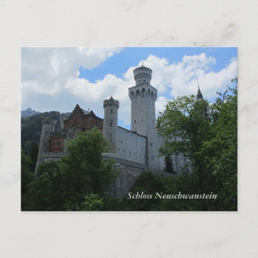 Kasteel Neuschwanstein - Duitsland Briefkaart (Voorkant)