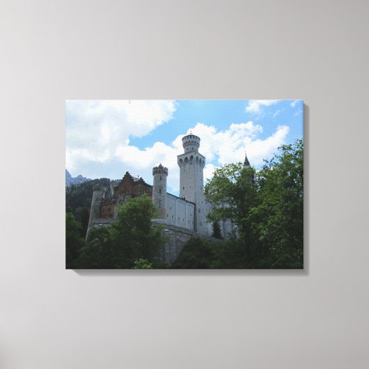 Kasteel Neuschwanstein - Duitsland Canvas Afdruk (Voorkant)