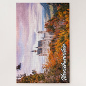 Kasteel Neuschwanstein, Duitsland, in de herfst Legpuzzel (Verticaal)