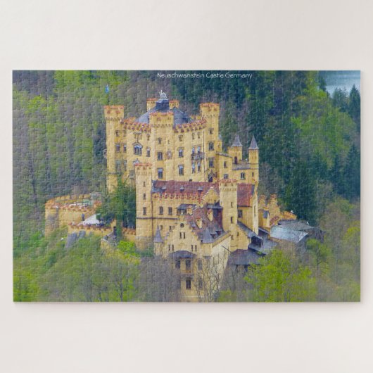Kasteel Neuschwanstein Duitsland. Legpuzzel (Horizontaal)